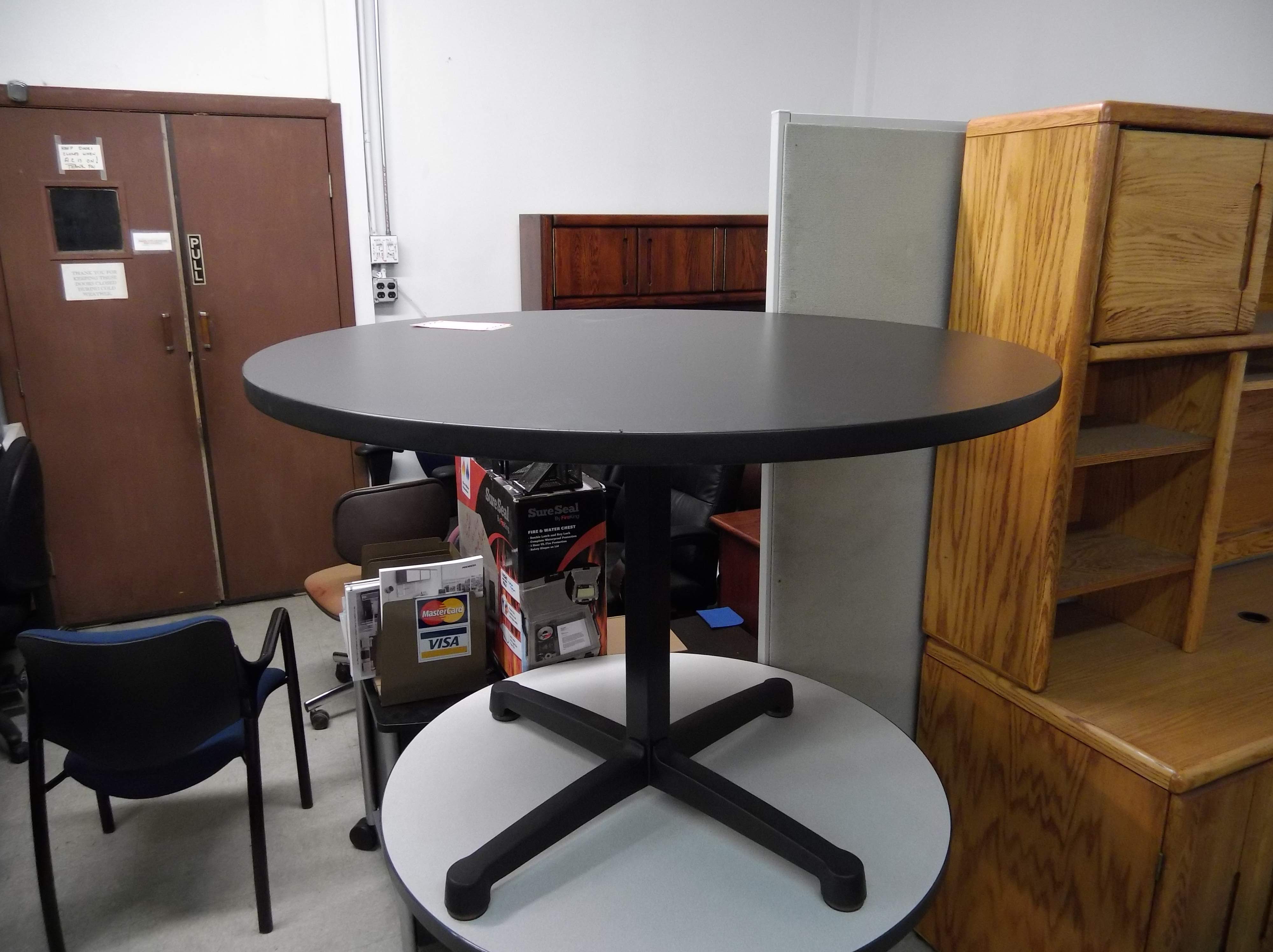 used herman miller 42" round table  dunes office  shop